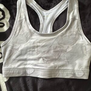 #180 Marble Pattern Sports Bra